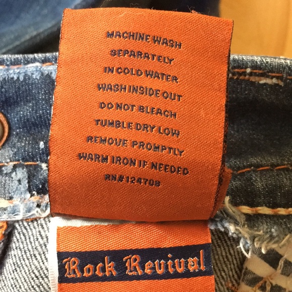 ROCK REVIVAL | Scarlett Wide Leg Stretch Trouser Jeans Embellished - Picture 12 of 15